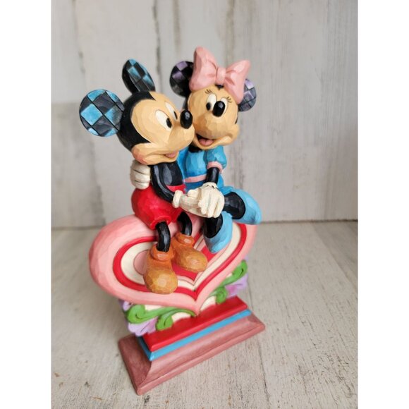 Jim shore enesco Heart to Heart 6001282 Disney Mickey Mouse Valentine - Picture 2 of 9